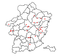 Acalles ptinoides - verspreiding in Limburg